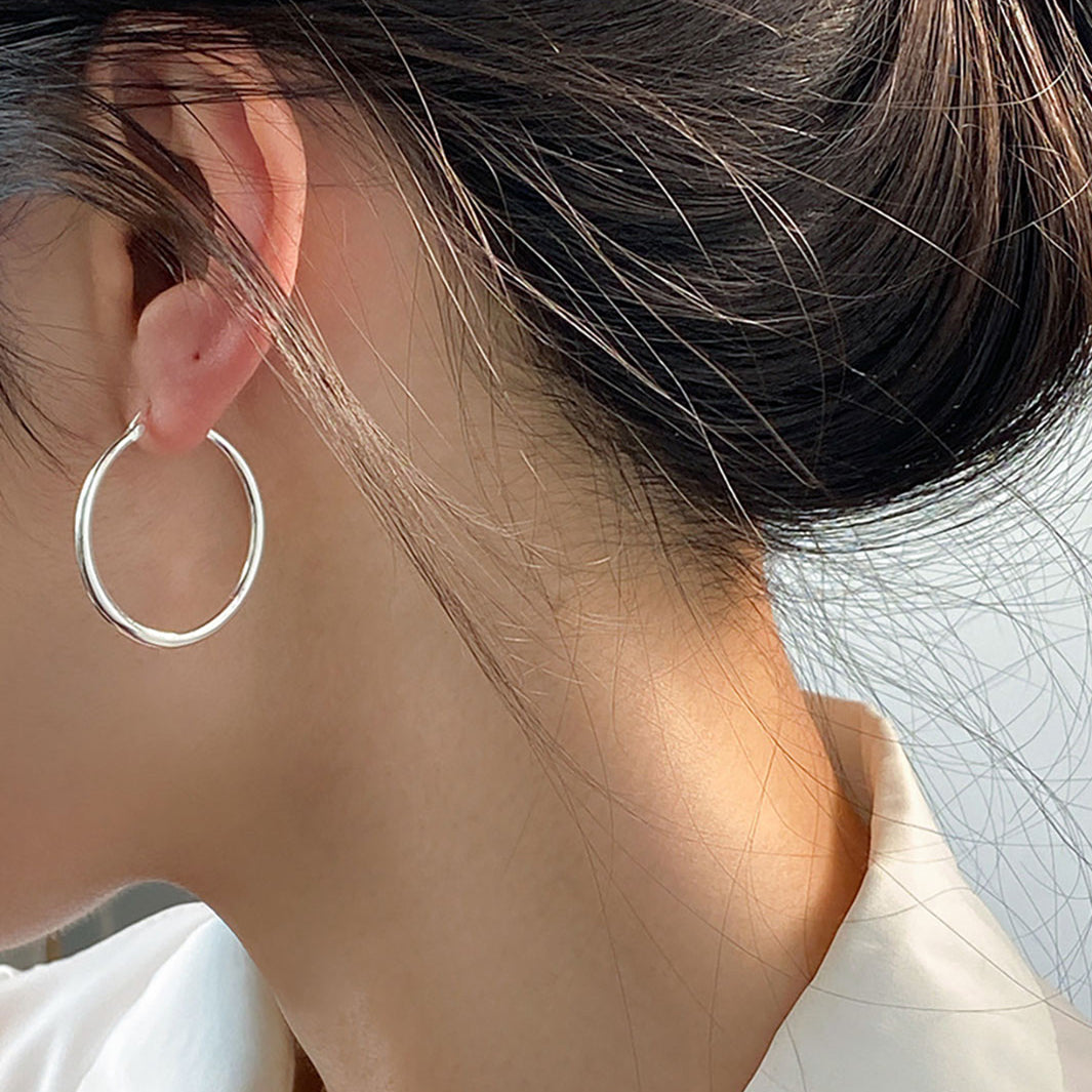 Classic Large Hoop Earrings