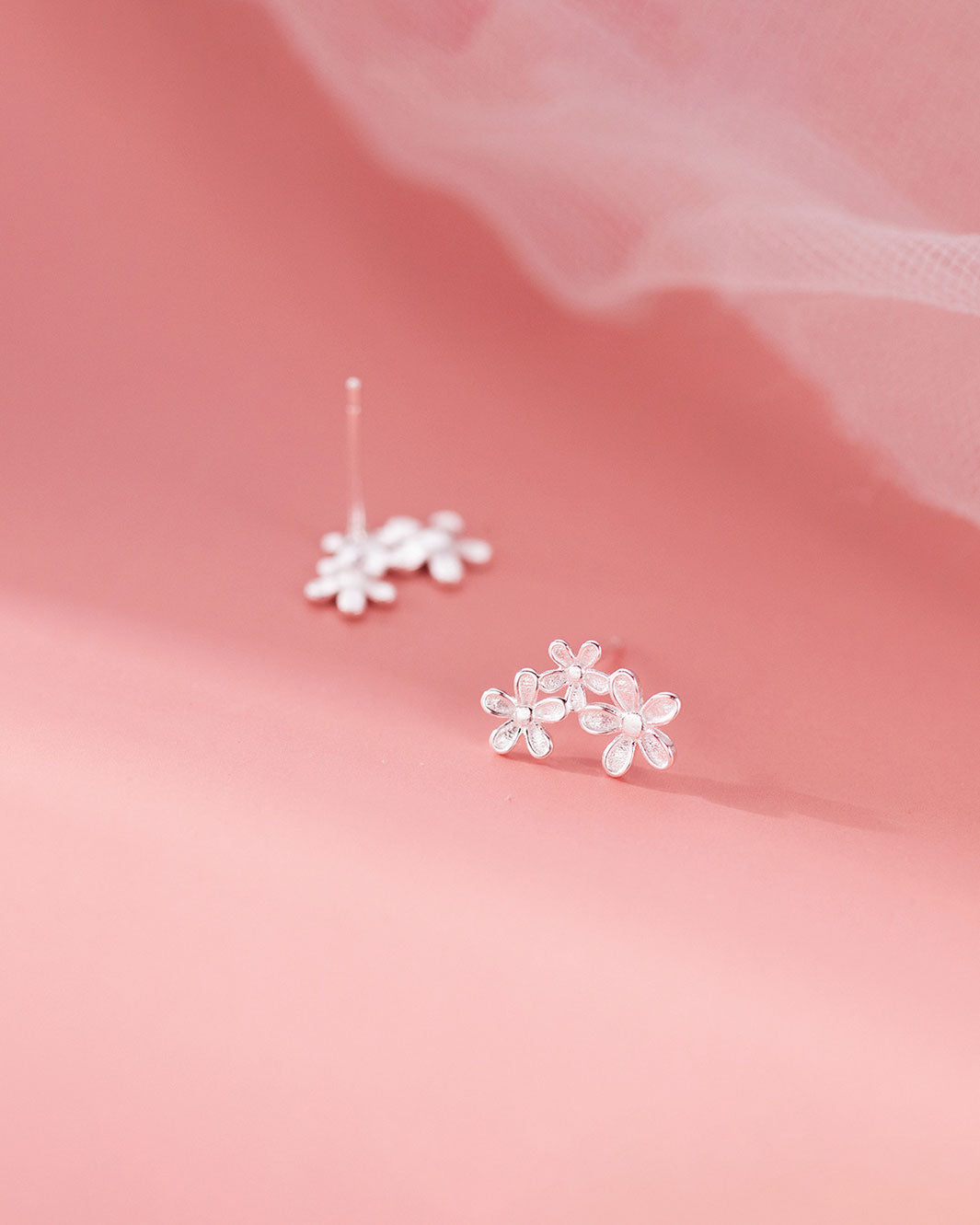 Elise Trio Blossom Stud Earrings