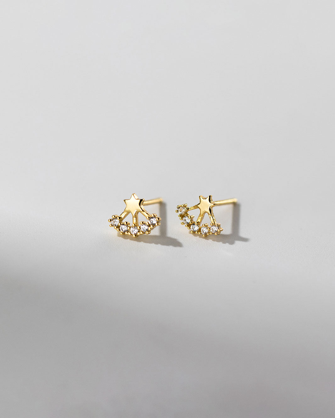 Starry Arc Stud Earrings