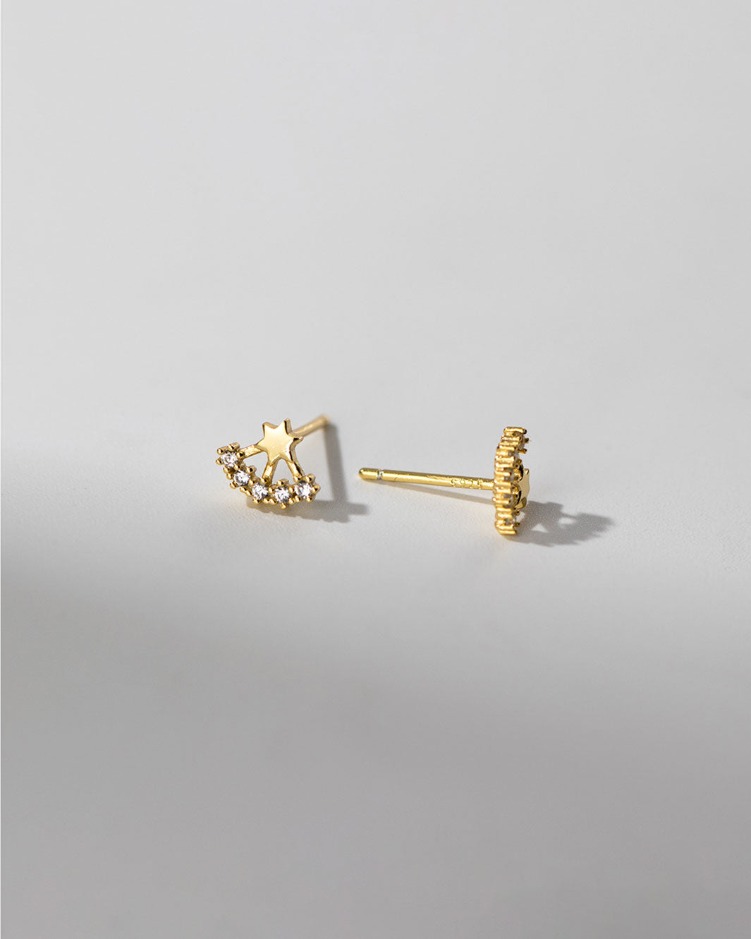 Starry Arc Stud Earrings