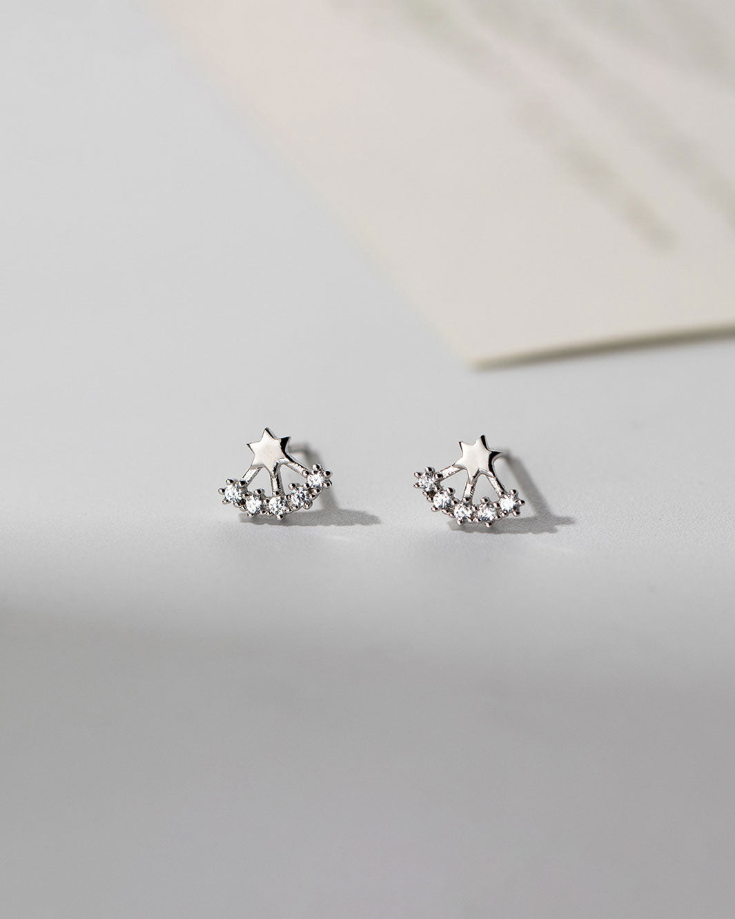 Starry Arc Stud Earrings