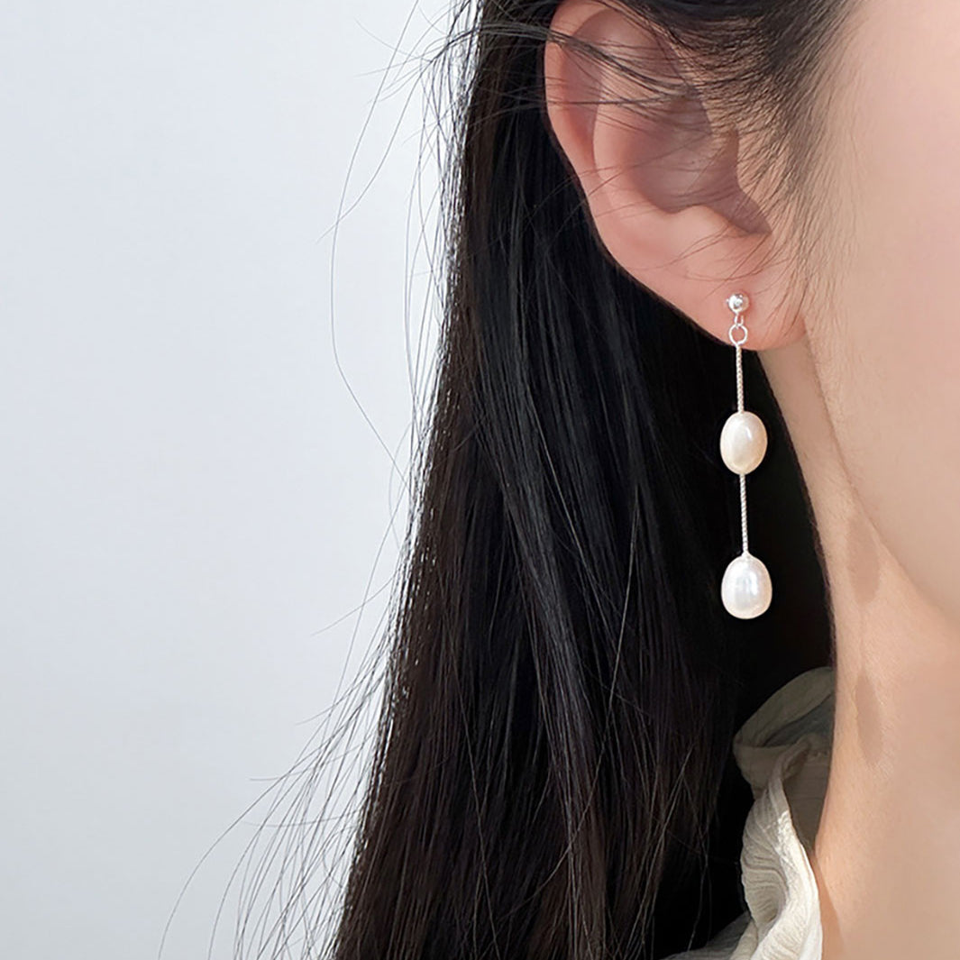 Julia Freshwater Pearl Dangle Earrings