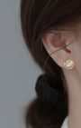 Halo Cat Eye Stud Earrings
