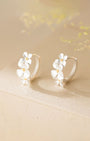 Cape Jasmine Hoop Earrings