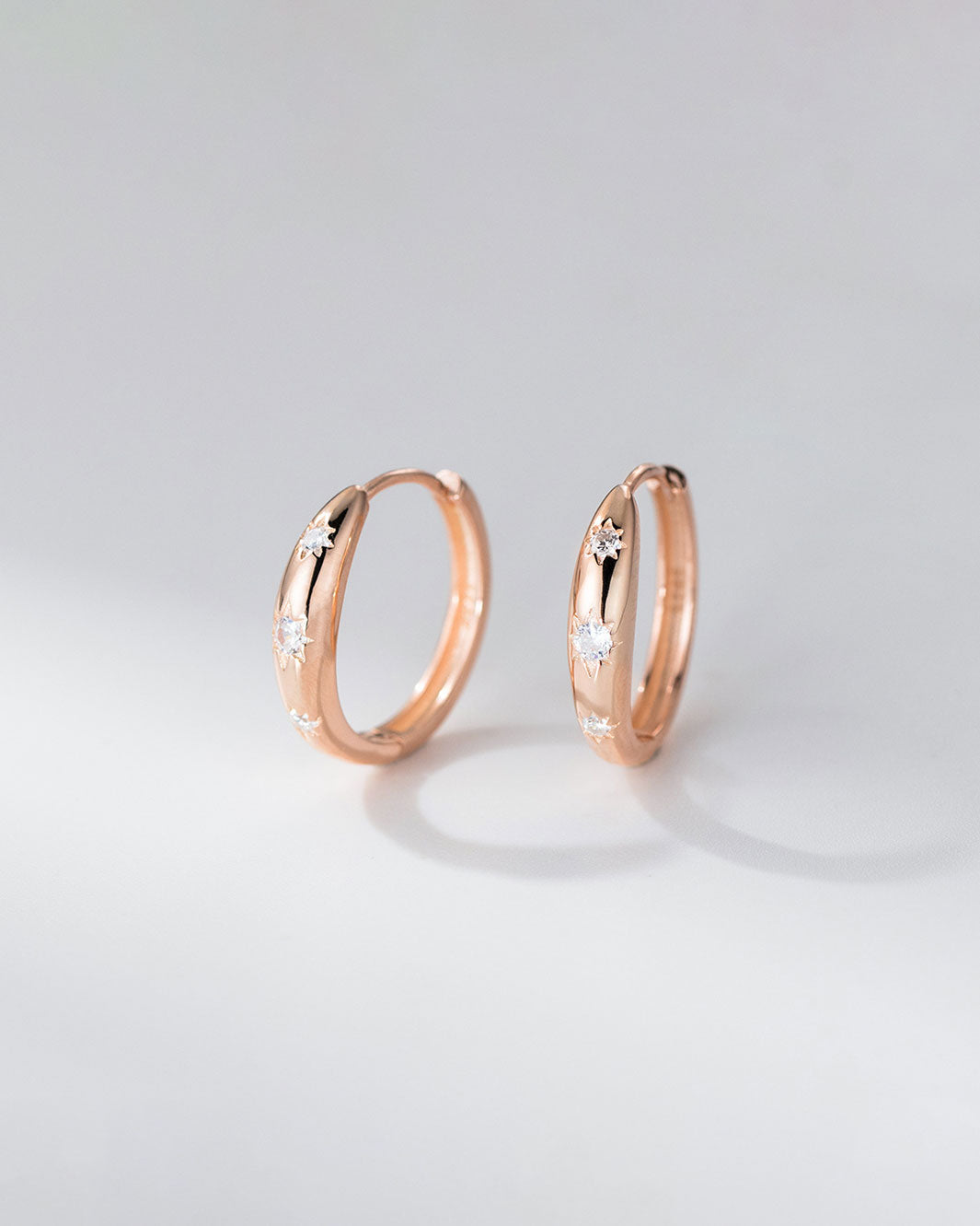 Lyra Stardust Hoop Earrings