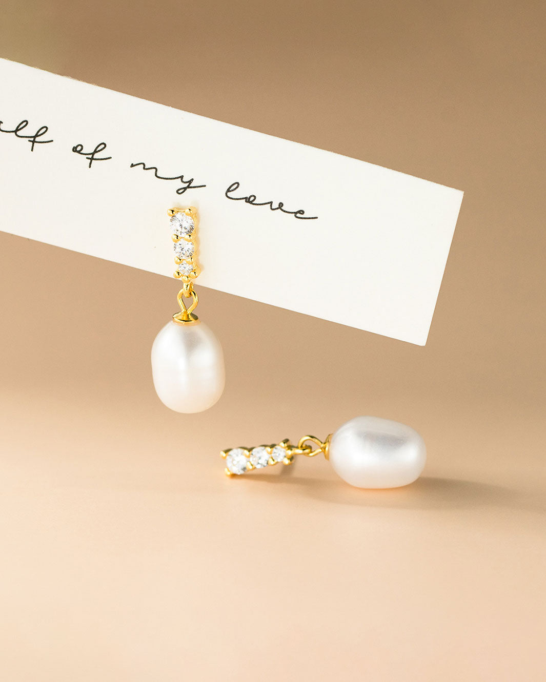 Anya Freshwater Pearl Drop Earrings