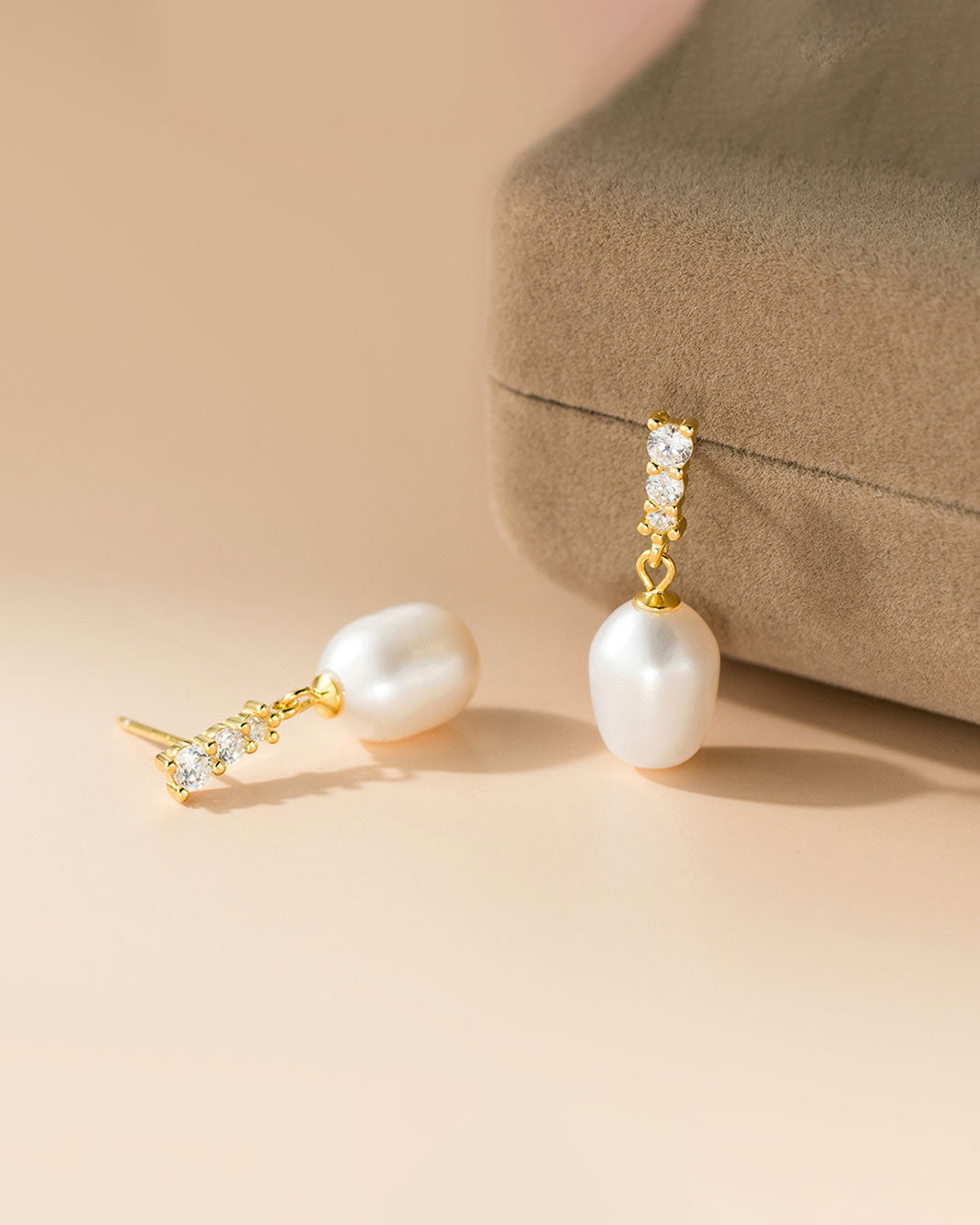 Anya Freshwater Pearl Drop Earrings