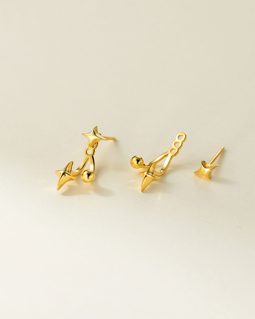 Orbit Star Jacket Earrings