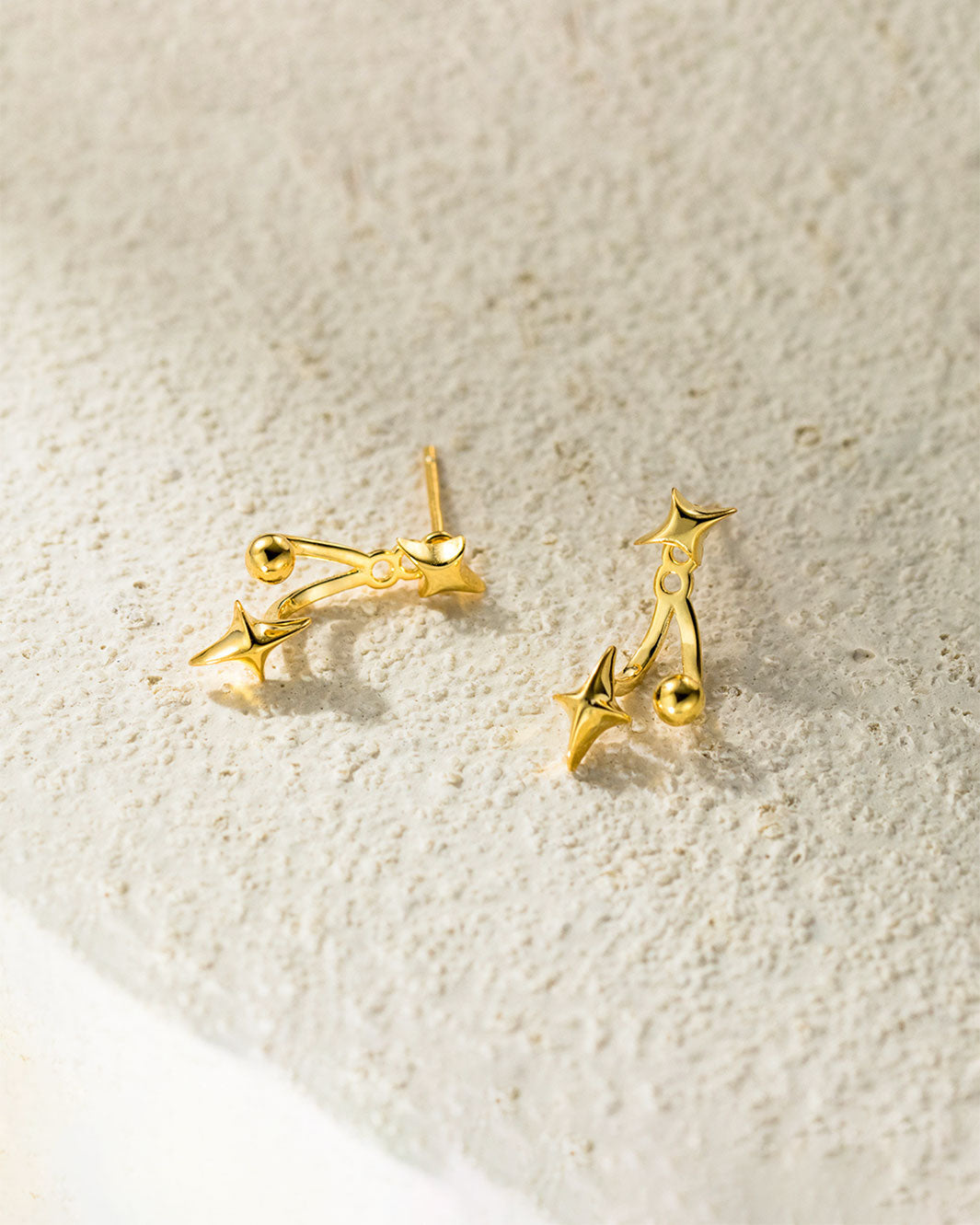 Orbit Star Jacket Earrings