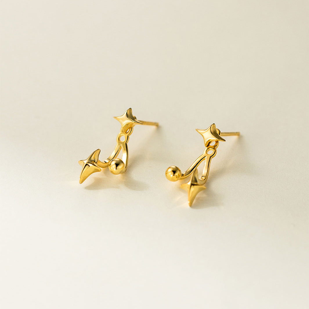 Orbit Star Jacket Earrings