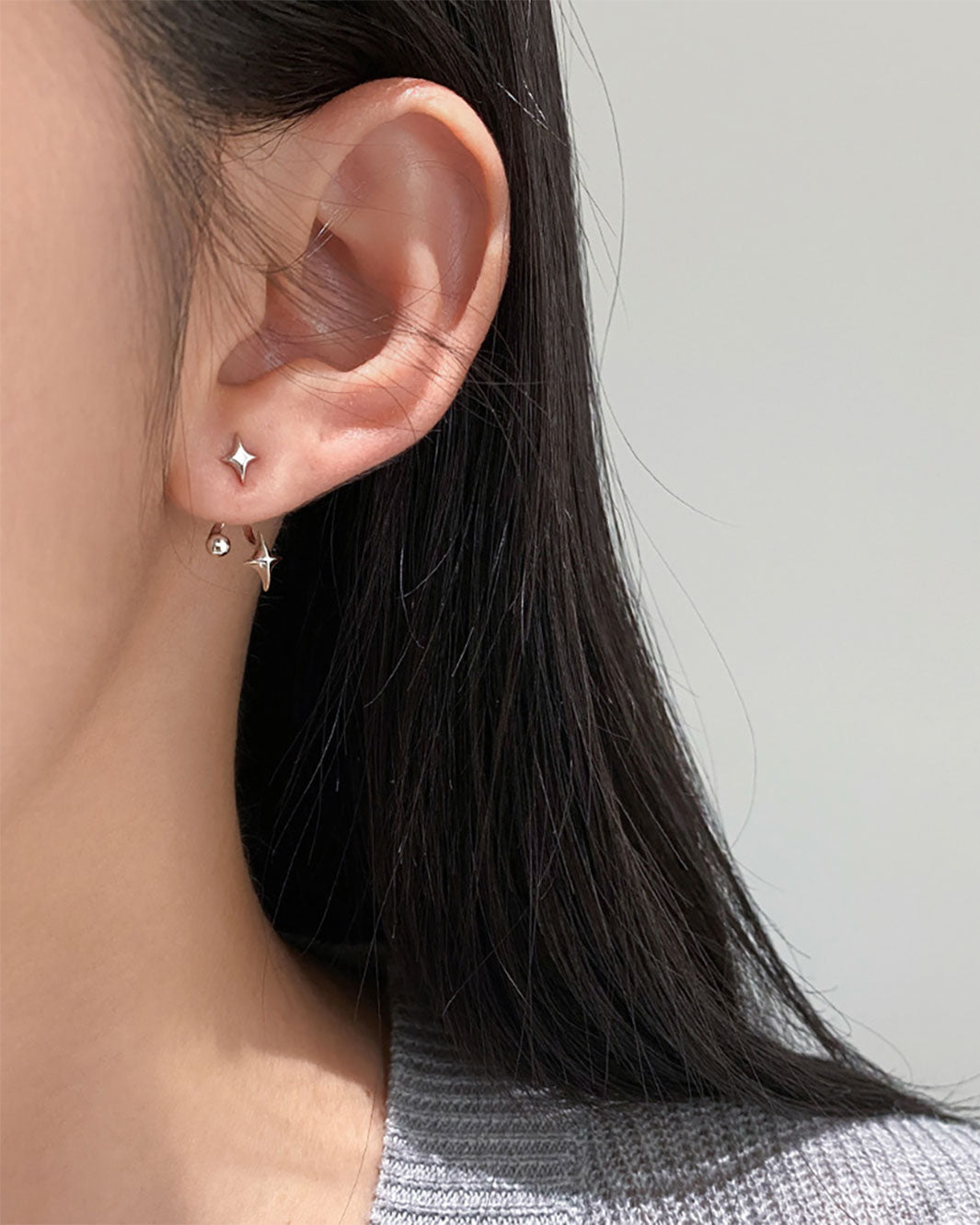 Orbit Star Jacket Earrings