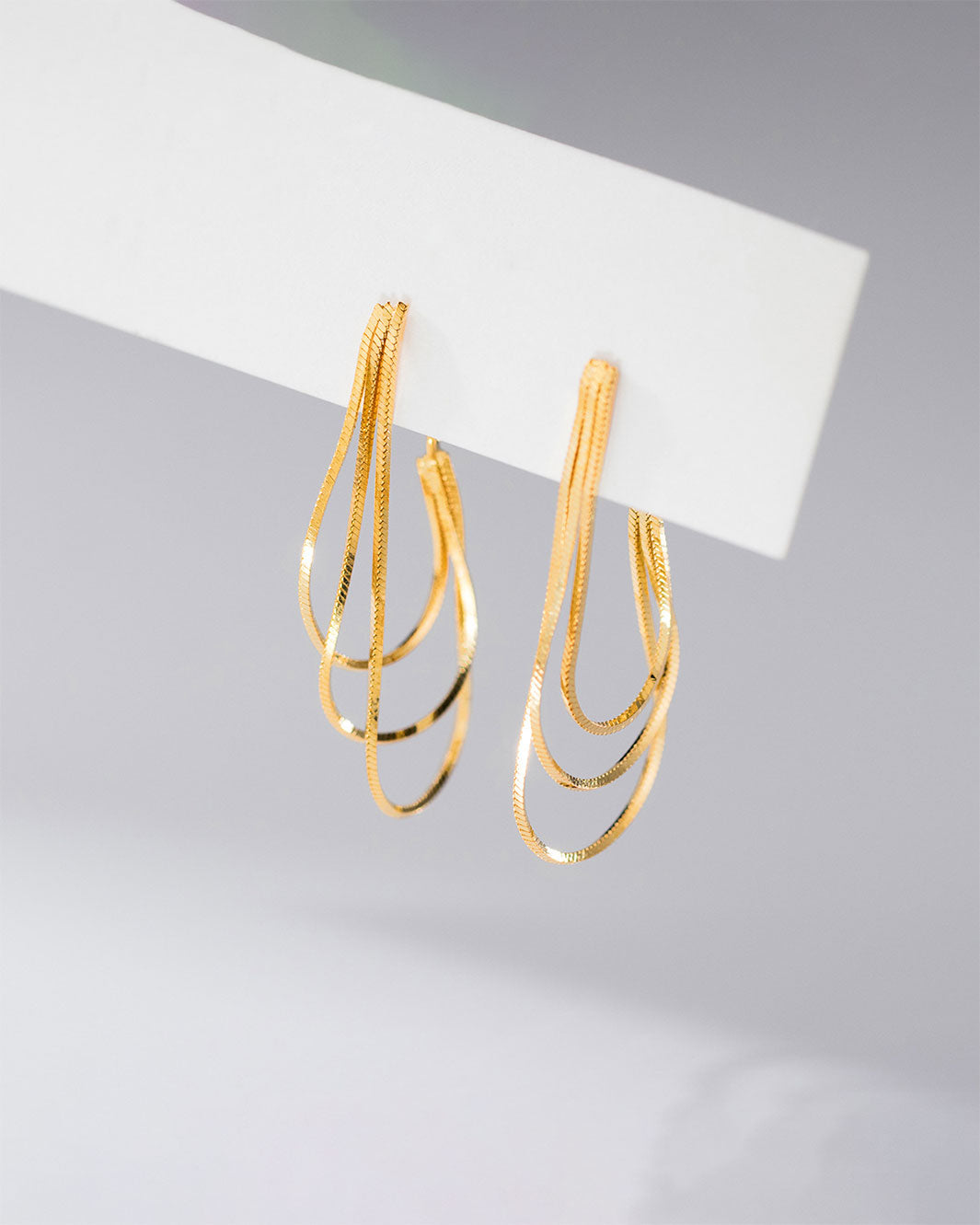 Trinity Loop Dangle Earrings