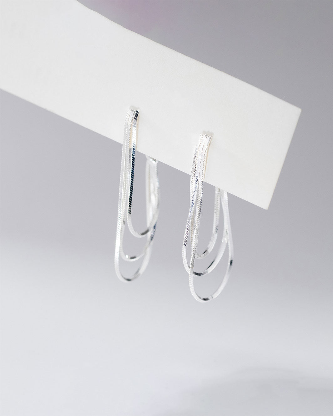 Trinity Loop Dangle Earrings