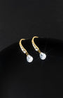 Luna Teardrop Crystal Earrings