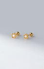 Cora Bloom Barbell Earrings