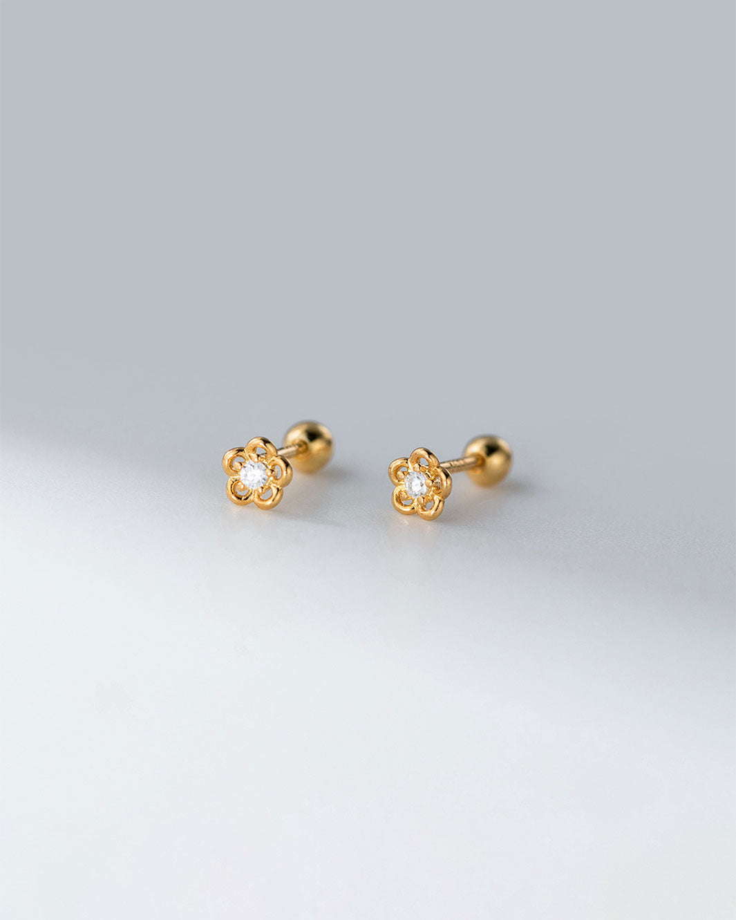 Cora Bloom Barbell Earrings