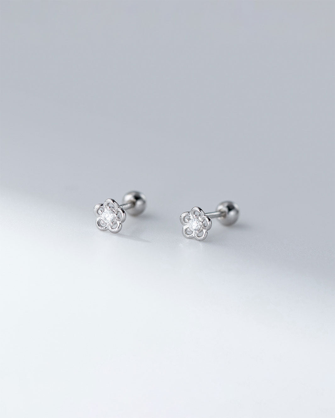 Cora Bloom Barbell Earrings