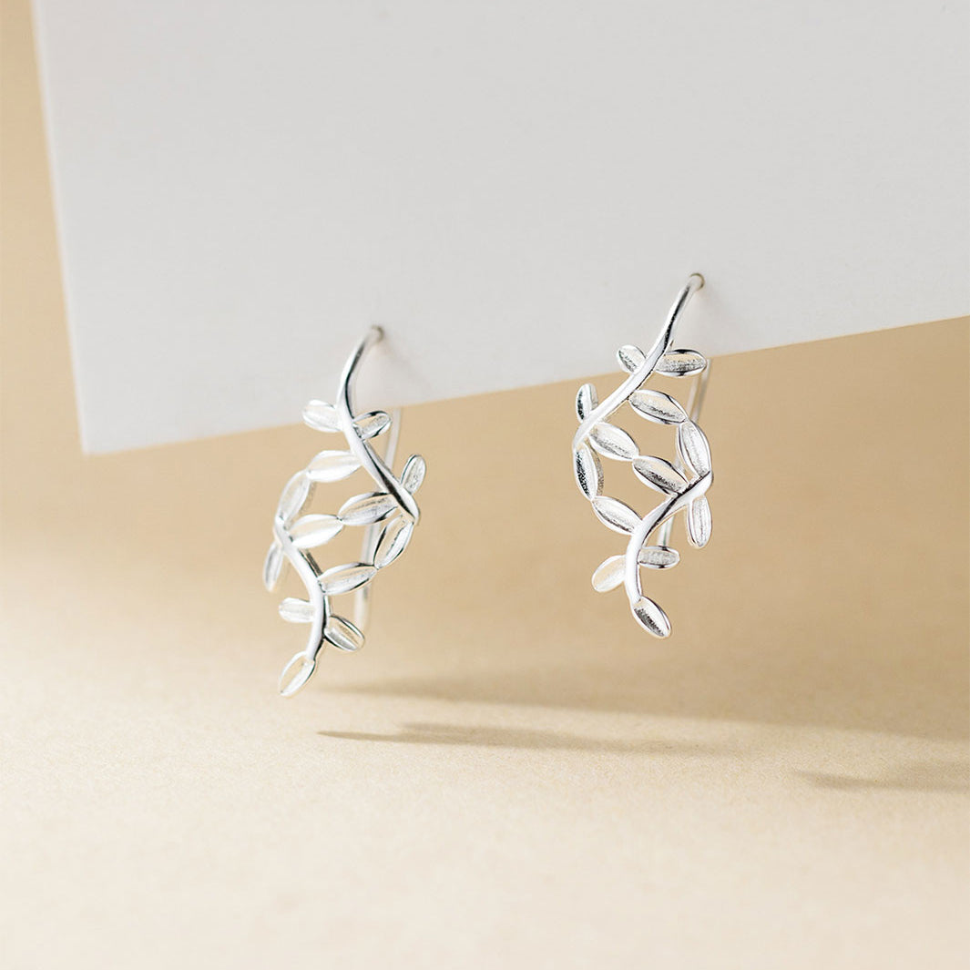 Winding Vine Drop Earrings