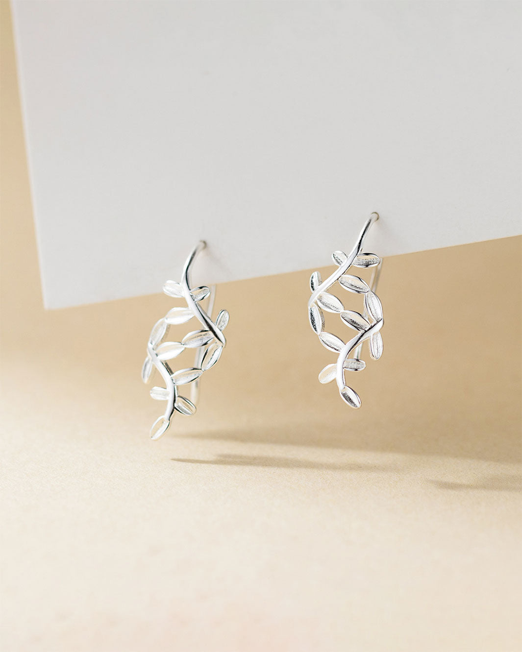 Winding Vine Drop Earrings