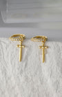 Sword of Faith Hoop Earrings