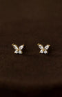 Mini Marquise Butterfly Stud Earrings