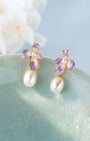 Lilac Wisteria Dangle Earrings