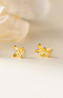 Sage Blossom Stud Earrings