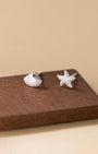 Shell and Starfish Stud Earrings
