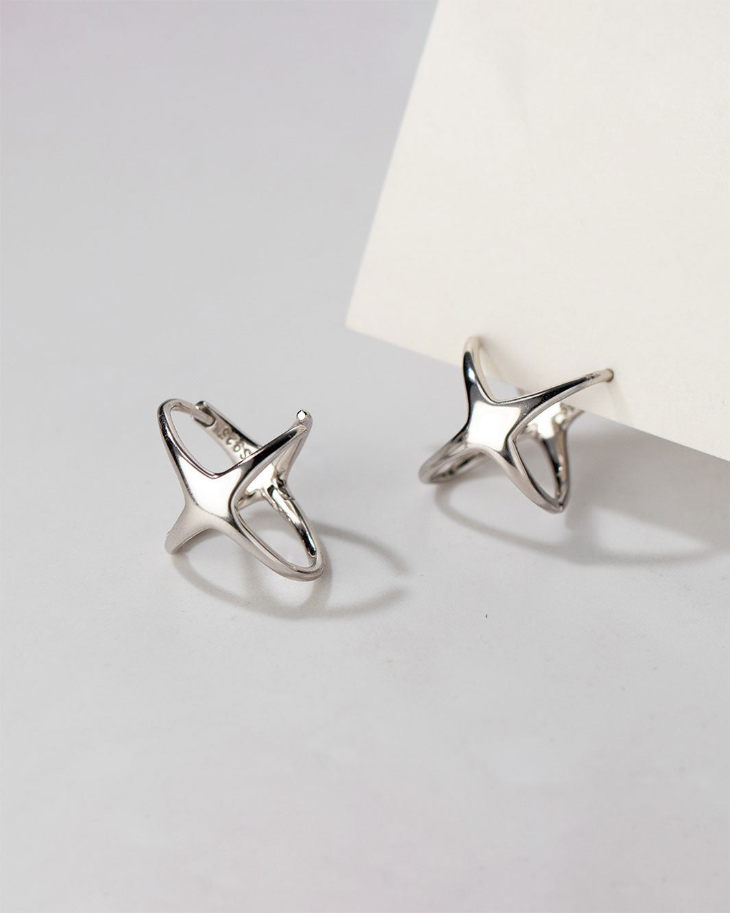 Astrid Radiant Star Hoop Earrings