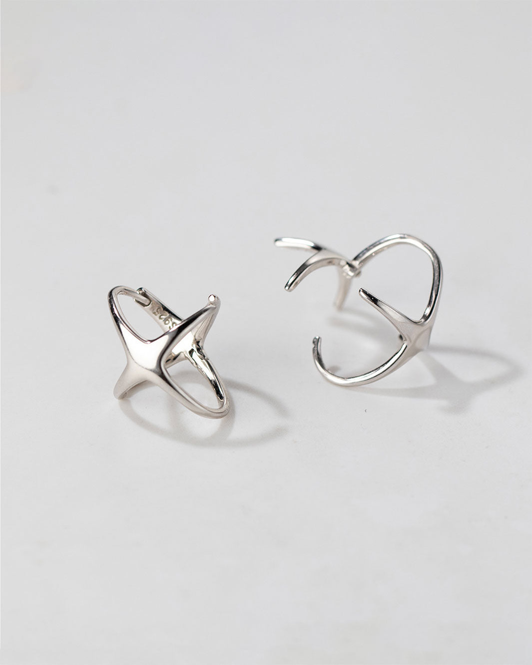 Astrid Radiant Star Hoop Earrings