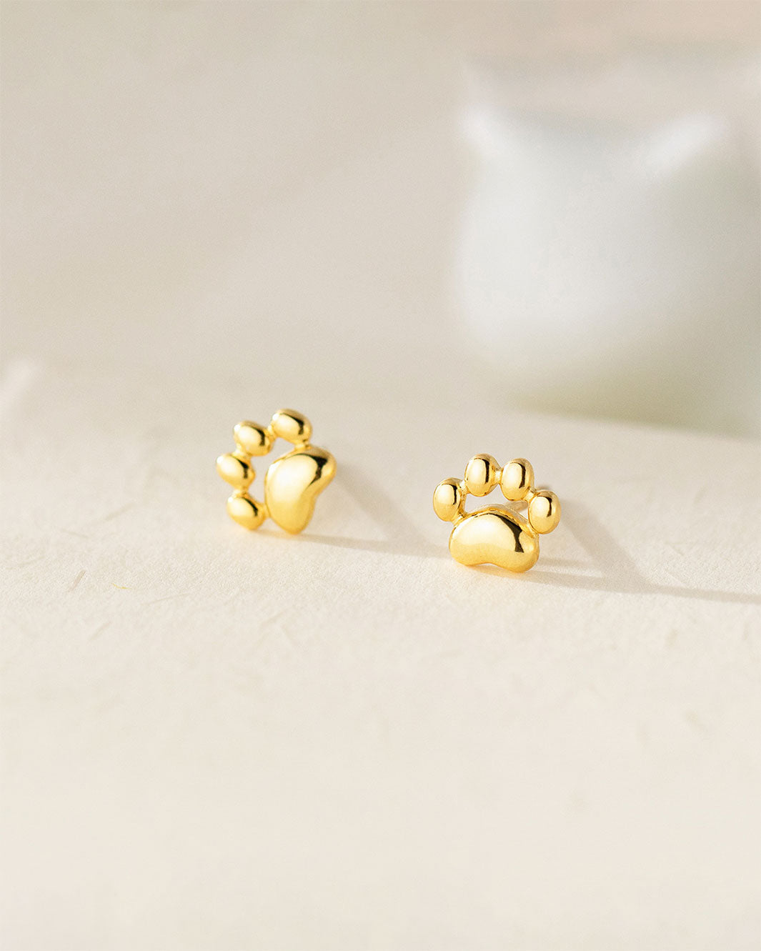 Pippa Paw Barbell Earrings