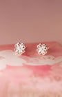 Aimee Openwork Flower Stud Earrings