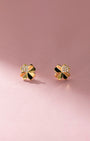 Maeve Clover Barbell Earrings