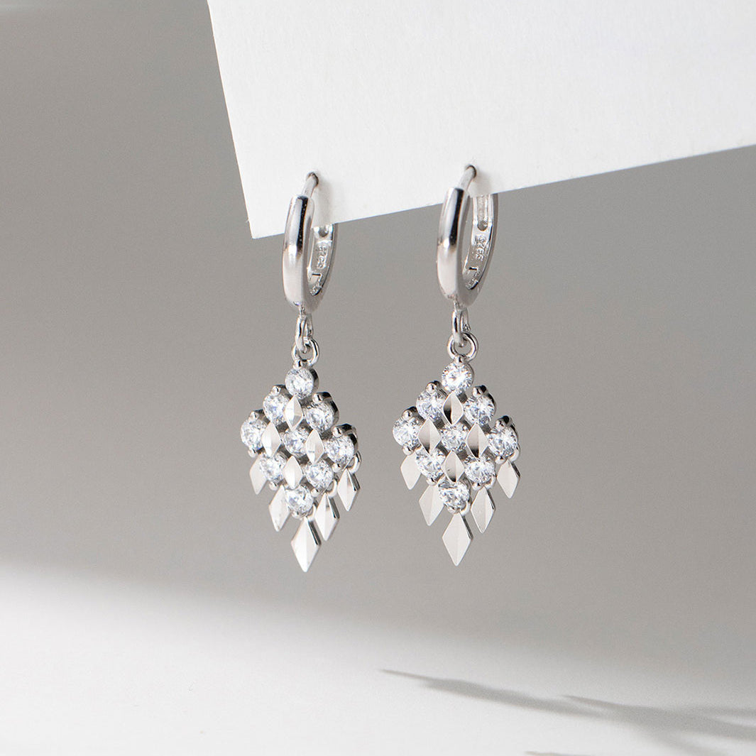 Talia Lattice Hoop Earrings