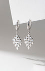 Talia Lattice Hoop Earrings