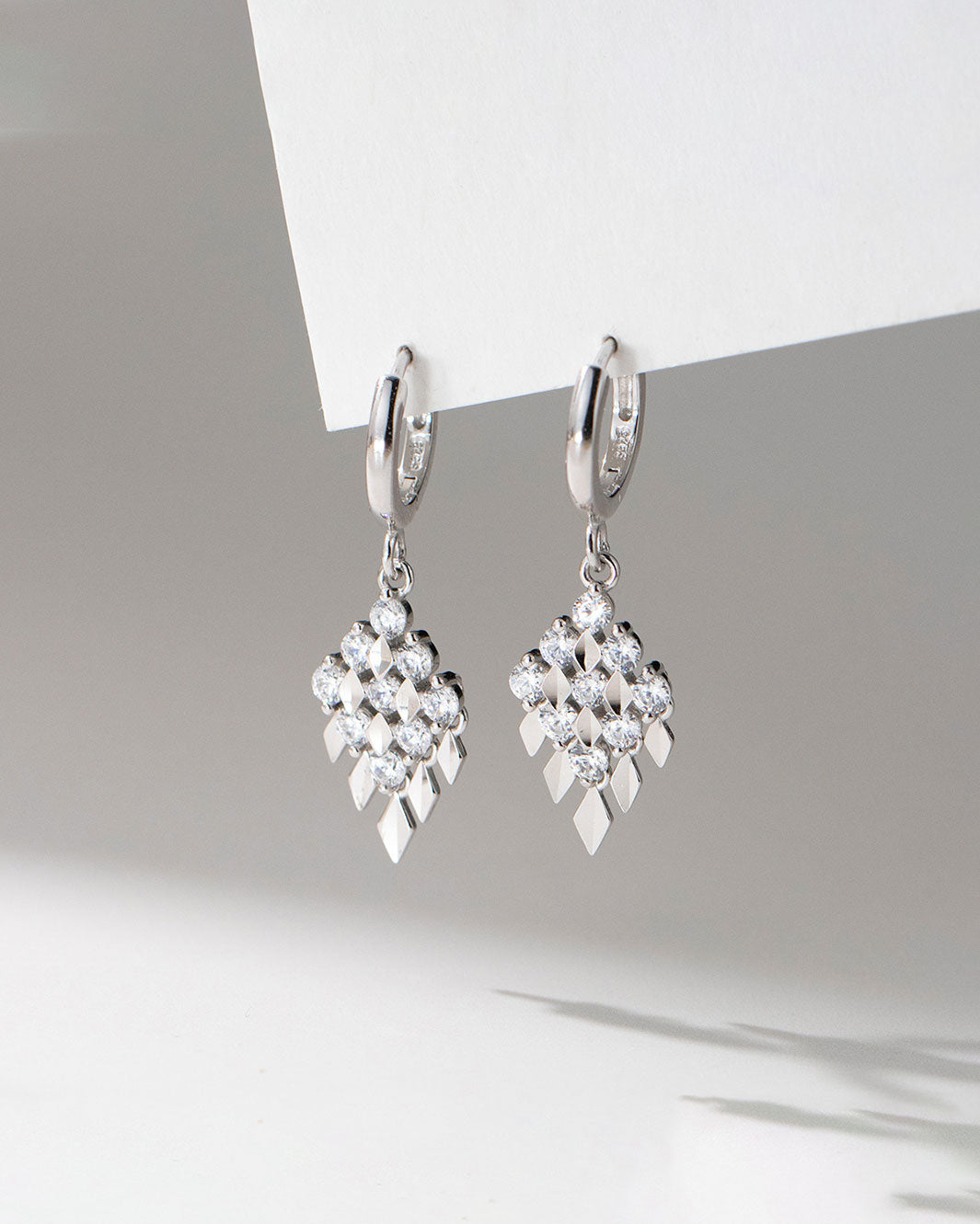 Talia Lattice Hoop Earrings