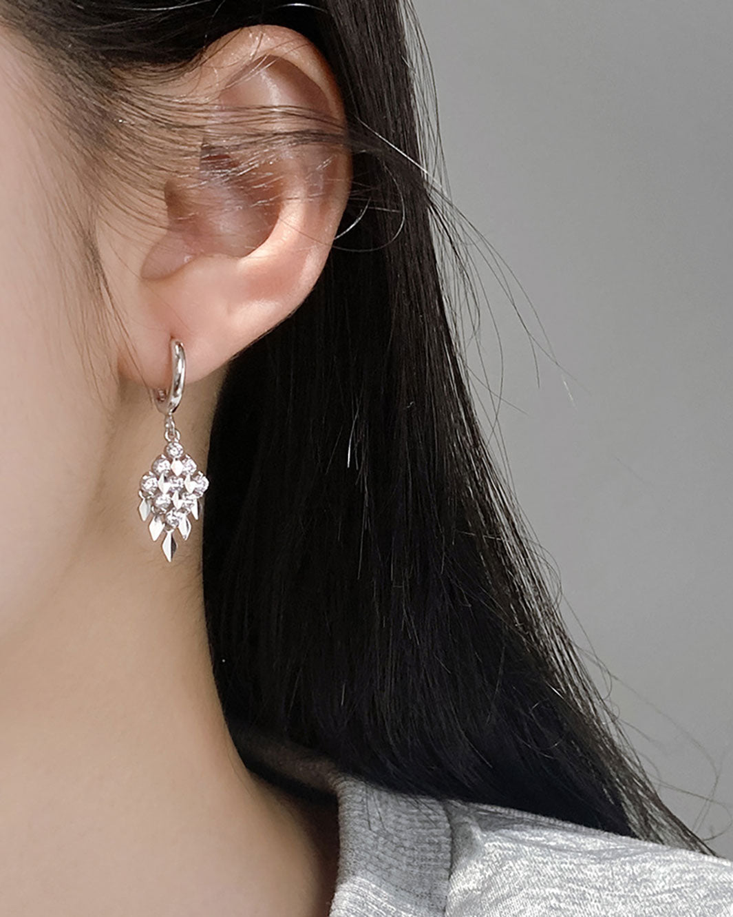 Talia Lattice Hoop Earrings