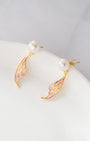 Lumi Pearl Butterfly Jacket Earrings
