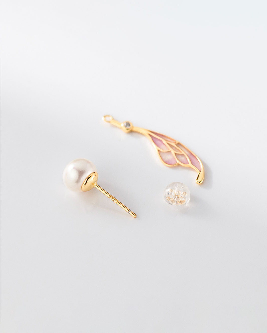 Lumi Pearl Butterfly Jacket Earrings