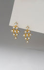 Sparkling Lattice Drop Earrings
