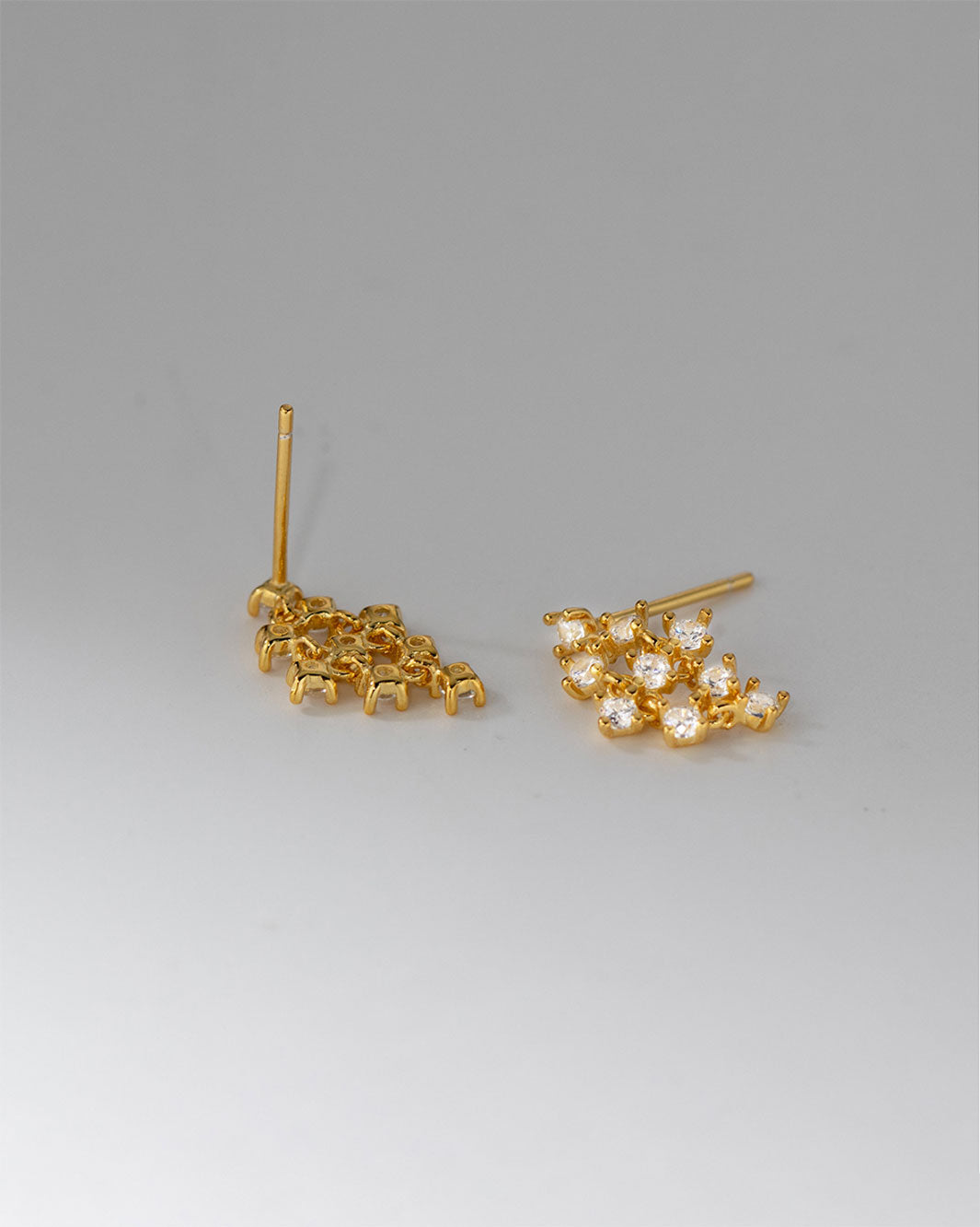 Sparkling Lattice Drop Earrings
