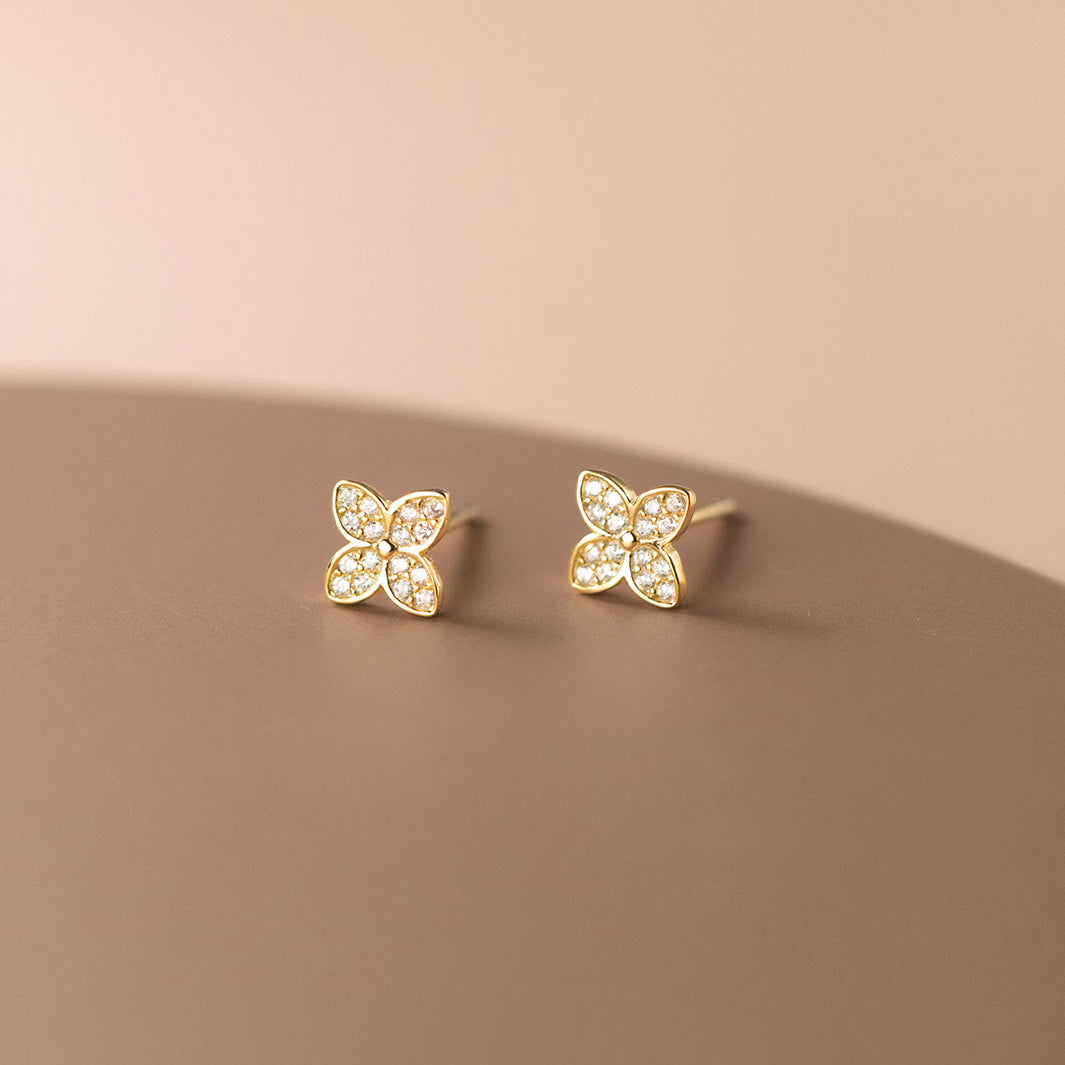 Marquise Clover Stud Earrings