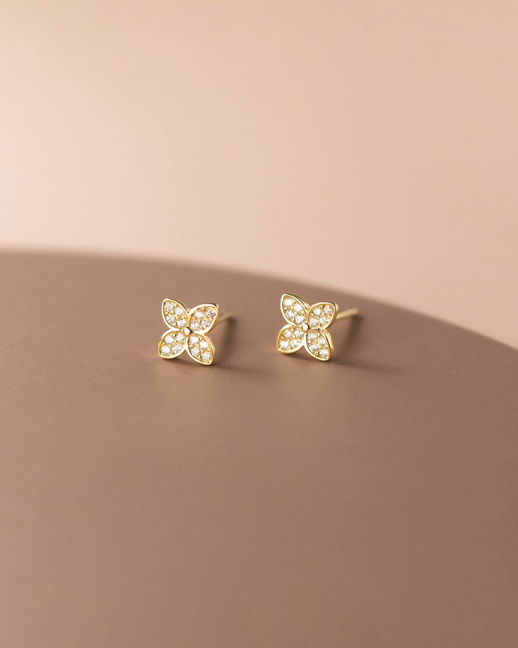 Marquise Clover Stud Earrings