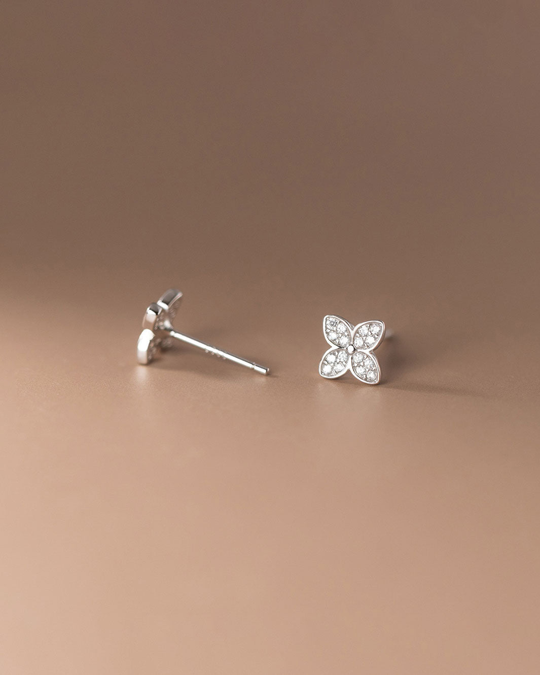 Marquise Clover Stud Earrings