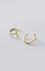 Bar Open Huggie Earrings