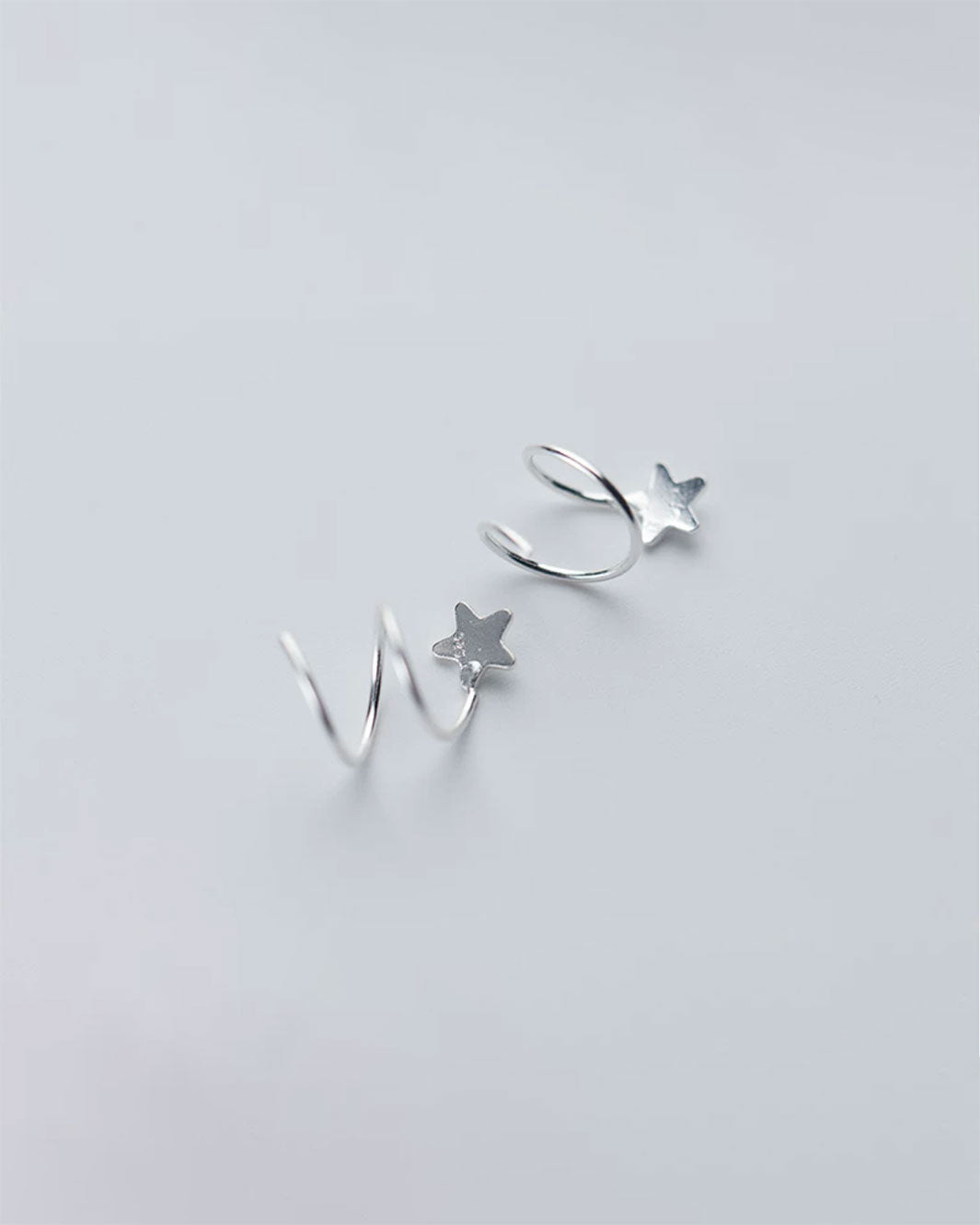Star Spiral Threader Earrings