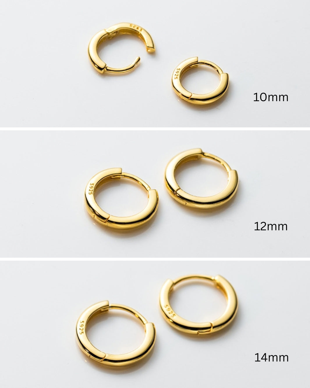 Classic Round Hoop Earrings
