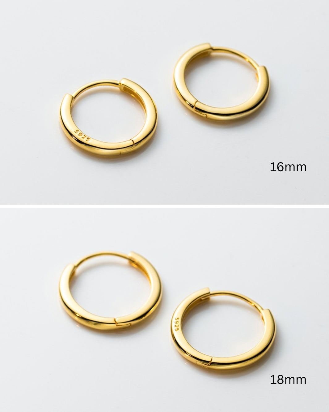 Classic Round Hoop Earrings
