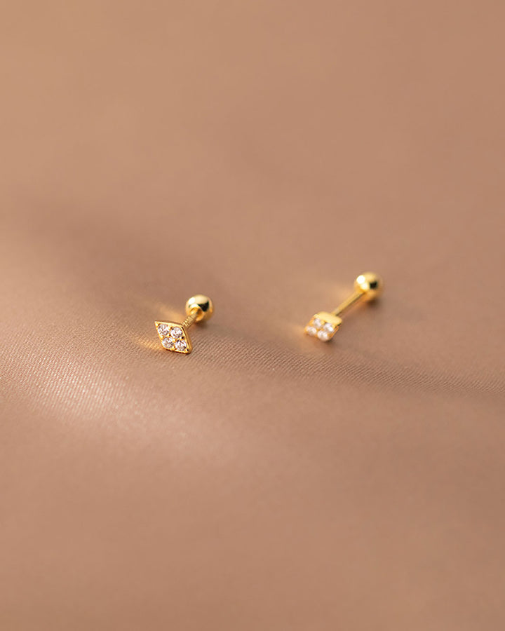 Kite Barbell Earrings