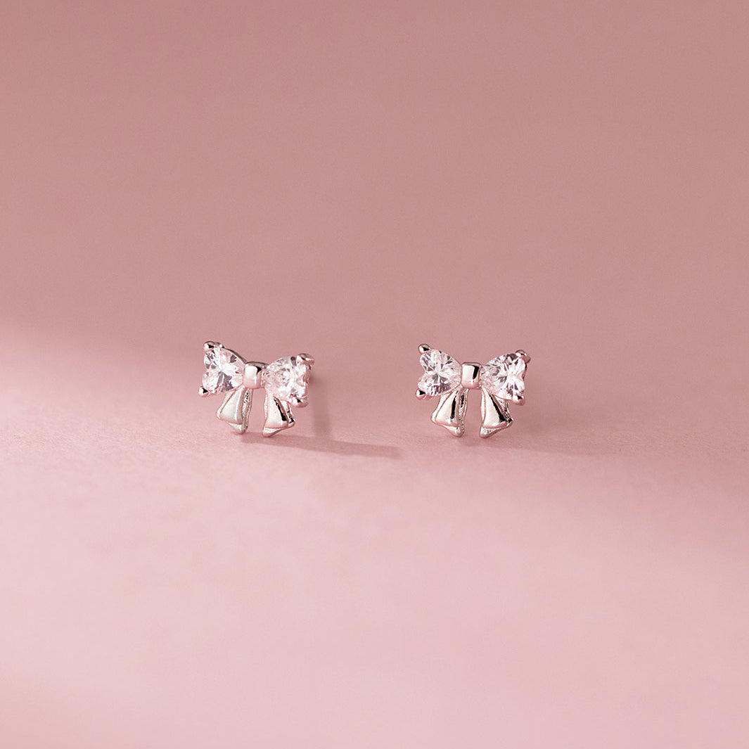 Lottie Bow Stud Earrings